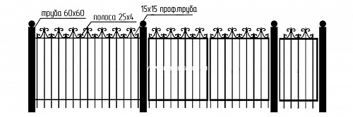 Забор сварной СЗ-86